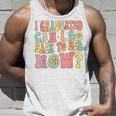 Groovy Retro Graduation I Graduated Can I Go Back To Bed Now Unisex Tank Top Gifts for Him