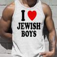 I Heart Love Jewish Boys Hebrew Israel Attraction Unisex Tank Top Gifts for Him