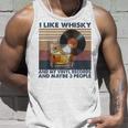 I Like Whisky And My Vinyl Records And Maybe 3 People Unisex Tank Top Gifts for Him