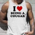 I Love Being A Cougar I Heart Being A Cougar Unisex Tank Top Gifts for Him