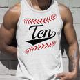 Kids 10 Year Old 10Th Baseball Softball Birthday Party Boys Girls Tank Top Gifts for Him