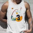 Kids 3Rd Birthday Fishing Theme For Boys And Girls O-Fishally 3 Unisex Tank Top Gifts for Him