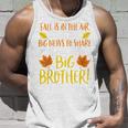 Kids Big Brother Fall Pregnancy Announcement Autumn Baby 2 Unisex Tank Top Gifts for Him