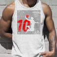 Kids Distressed 10 Year Old 10Th Basketball Birthday Slam Dunk Tank Top Gifts for Him