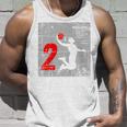 Kids Distressed 2 Year Old 2Nd Basketball Birthday Slam Dunk Tank Top Gifts for Him