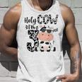Kids Holy Cow Im 3 Birthday Boy 3Rd Cow Farm Animals Bday Unisex Tank Top Gifts for Him