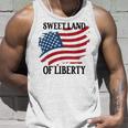 Memorial Day Sweet Land Of Liberty American Flag Unisex Tank Top Gifts for Him