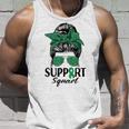 Messy Bun Sunglasses Support Squad Liver Disease Awareness Unisex Tank Top Gifts for Him