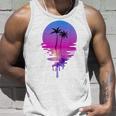 Palm Trees Beach Sunset Beach Lovers Summer Vacation Unisex Tank Top Gifts for Him