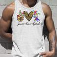 Peace Love Beach Summer Vacation Beach Lovers Vacation Tank Top Gifts for Him