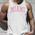 Preppy Miami Cute Pink Unisex Tank Top Gifts for Him