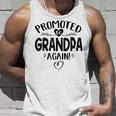 Promoted To Grandpa Again Baby Announcement Tank Top Gifts for Him