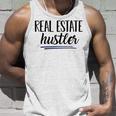 Real Estate Hustler Realtor Real Estate Licensed To Sell Unisex Tank Top Gifts for Him