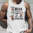 Relax Were All Crazy Its Not A Competition Cow Unisex Tank Top Gifts for Him