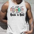 Retro A Little Bit Country A Little Bit Rock N Roll Western Unisex Tank Top Gifts for Him