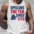 Spilling The Tea Since 1773 Vintage Fourth Of July Patriotic Tank Top Gifts for Him