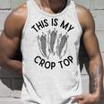 This Is My Crop Top Funny Corn Farm Country Music Unisex Tank Top Gifts for Him