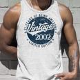 Vintage 2002 Limited Edition 21 Year Old Gifts 21St Birthday Unisex Tank Top Gifts for Him