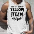 Yellow Team Let The Games Begin Field Trip Day Unisex Tank Top Gifts for Him