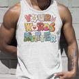 Your Words Matter Speech Therapy Language Pathologist Slp Unisex Tank Top Gifts for Him