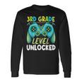 3Rd Grade Level Unlocked First Day Back To School Boys Long Sleeve T-Shirt Gifts ideas