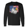 4Th Of July American Flag Patriotic Eagle Usa Long Sleeve T-Shirt T-Shirt Gifts ideas