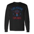 4Th Of July I Like How She Explodes Firework Vintage Couple Long Sleeve T-Shirt Gifts ideas