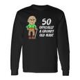 50 Officially Grumpy Old Man Over The Hill Long Sleeve T-Shirt T-Shirt Gifts ideas