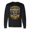 63Rd Birthday 63 Years Old Legends Born August 1960 Long Sleeve Gifts ideas