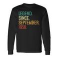 65 Years Old Legend Since September 1958 65Th Birthday Long Sleeve T-Shirt Gifts ideas