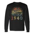 83 Year Old Awesome Since July 1940 83Rd Birthday Long Sleeve T-Shirt Gifts ideas