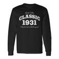 For 89 Year Old Vintage Classic Car 1931 89Th Birthday Long Sleeve T-Shirt Gifts ideas