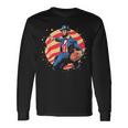 Abraham Lincoln Usa Fourth 4Th Of July Basketball Long Sleeve T-Shirt T-Shirt Gifts ideas