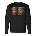 Airway Heights Washington Airway Heights Wa Retro Vintage Long Sleeve T-Shirt Gifts ideas