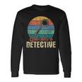 Basically A Detective Retro Investigator Inspector Spying Long Sleeve T-Shirt Gifts ideas