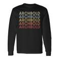 Archbold Ohio Archbold Oh Retro Vintage Text Long Sleeve T-Shirt Gifts ideas