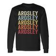 Ardsley New York Ardsley Ny Retro Vintage Text Long Sleeve T-Shirt Gifts ideas