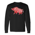 Arkansas Hog Hunting Animal Wild Boar Vintage Long Sleeve T-Shirt Gifts ideas