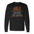 Arlo Name Arlo The Man The Myth The Legend V2 Long Sleeve T-Shirt Gifts ideas