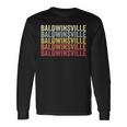 Baldwinsville New York Baldwinsville Ny Retro Vintage Text Long Sleeve T-Shirt Gifts ideas