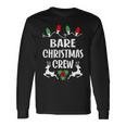 Bare Name Christmas Crew Bare Long Sleeve T-Shirt Gifts ideas