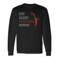 Basketball Coach Eat Sleep Basketball Repeat Basketball Long Sleeve T-Shirt T-Shirt Gifts ideas