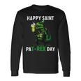 Beer Beer Dinosaur St Patricks Day Shirt Happy St Pat Trex Long Sleeve T-Shirt Gifts ideas