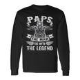 Biker Grandpa Paps The Man Myth The Legend Motorcycle Long Sleeve T-Shirt T-Shirt Gifts ideas