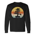 Bonsai Tree Vintage Japanese Bonsai Tree Sun Long Sleeve T-Shirt Gifts ideas