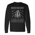 Booktrovert Definition Book Introvert Bookworm Librarian Definition Long Sleeve T-Shirt T-Shirt Gifts ideas