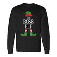 Boss Elf Matching Group Xmas Family Christmas Long Sleeve T-Shirt Gifts ideas Boss Elf Matching Group Xmas Family Christmas Long Sleeve T-Shirt Gifts ideas