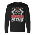 Brother Pit Crew Race Car Birthday Party Racing For Brothers Long Sleeve T-Shirt T-Shirt Gifts ideas