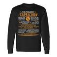Capricorn Worst Temper Dangerous When Provoked Long Sleeve T-Shirt Gifts ideas