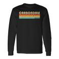 Carbondale Il Illinois City Home Roots Retro 70S 80S 70S Vintage Long Sleeve T-Shirt Gifts ideas